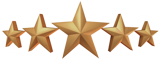 5 Star Customer Reviews Stars Only